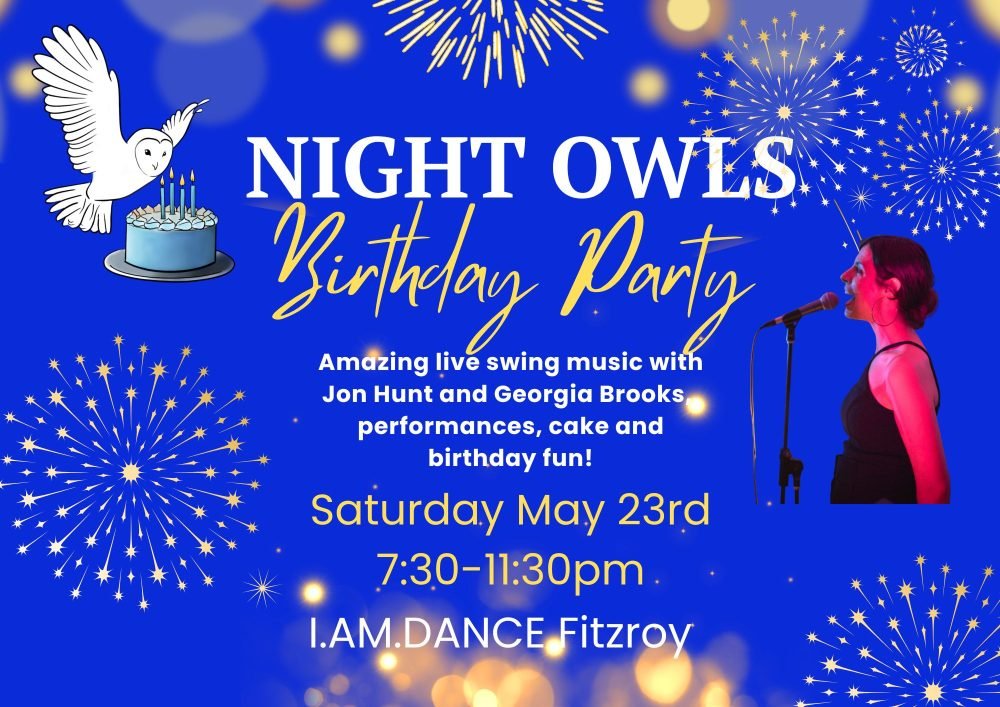 Birthday party The Night Owls swing and blues dancing Melbourne