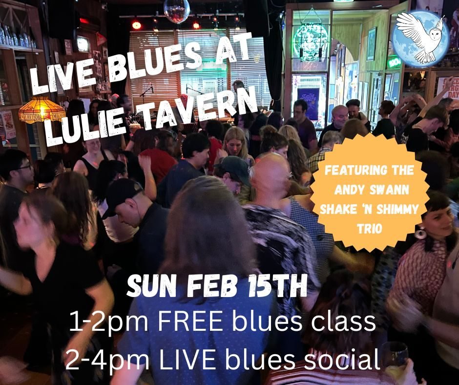 Live blues music and dancing at Lulie Tavern