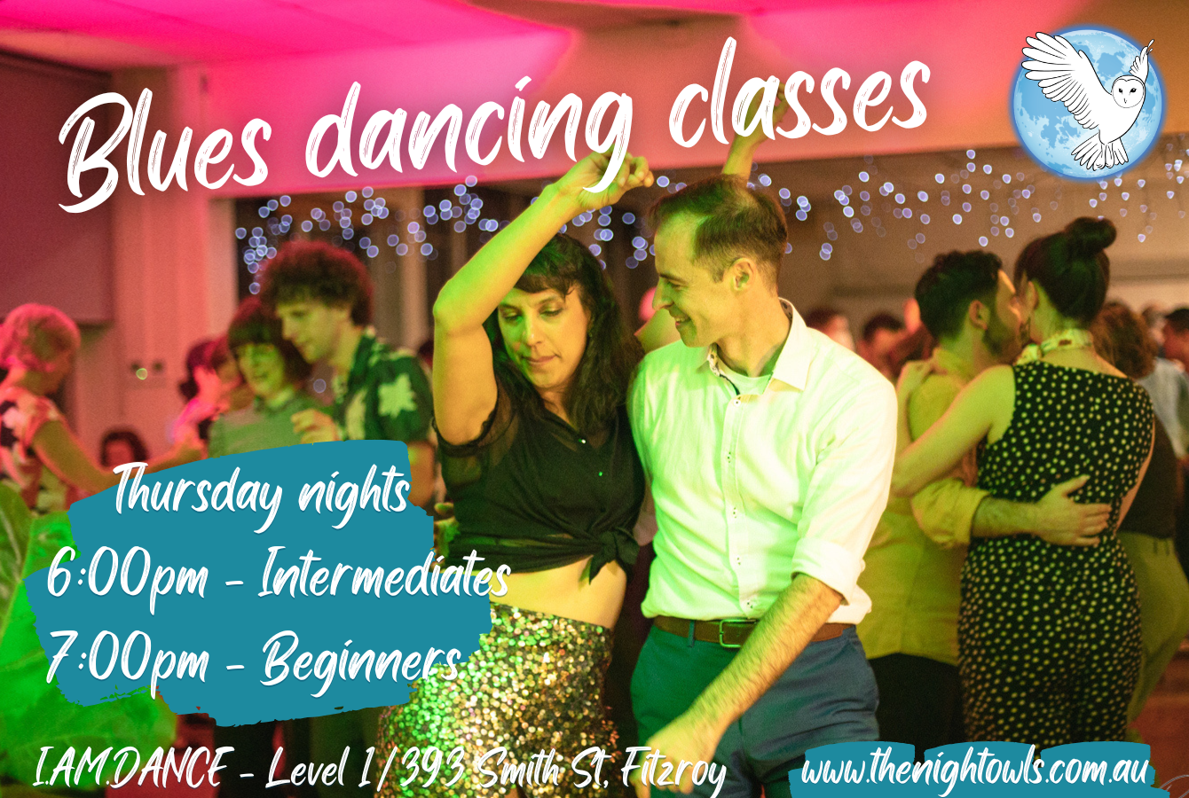 Thursday blues classes I.AM.DANCE Studios Fitzroy