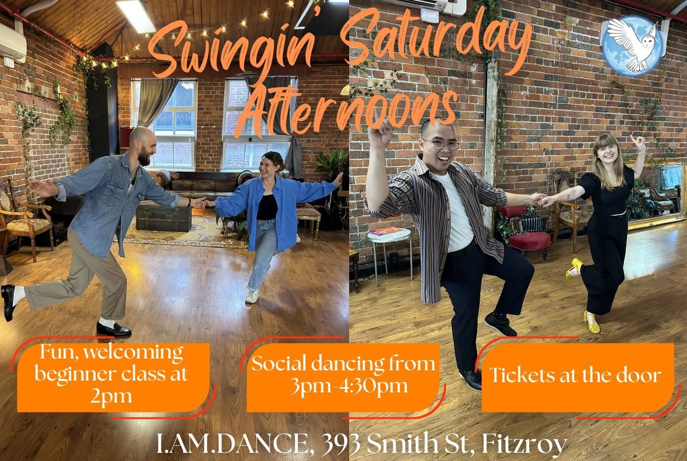 Saturday Swing Dancing I.AM.DANCE Studios The Night Owls