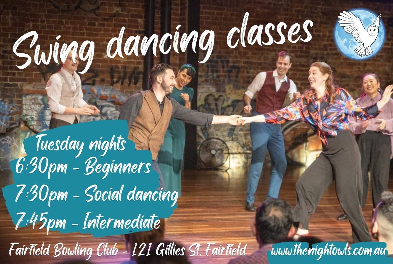 weekly swing dance class classes Fairfield Melbourne